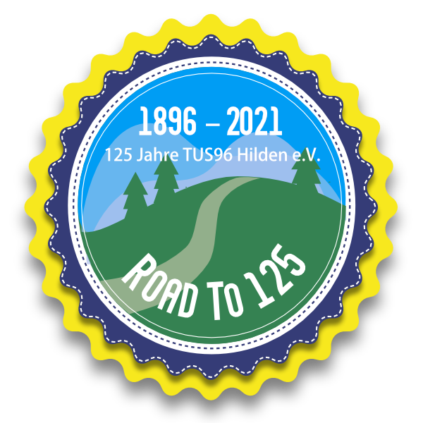 roadto125 Jubiläums-Logo TuS 1896 Hilden e.V.