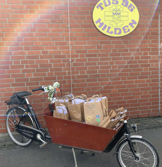 Wir vermissen Euch! Osteraktion des TuS Hilden für die jüngsten Mitglieder