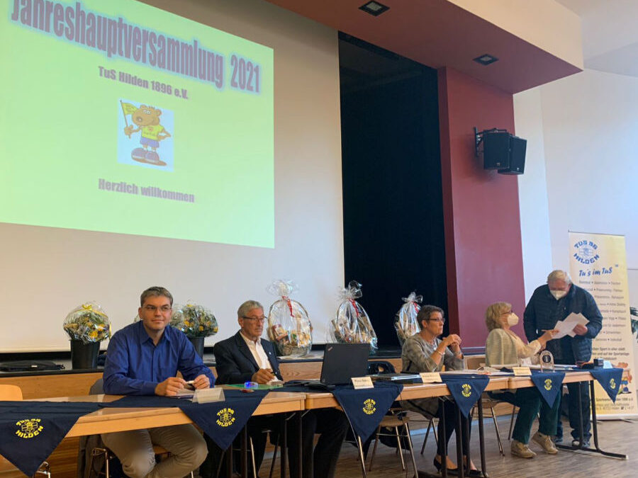 Jahreshauptversammlung 2021 TuS 1896 Hilden