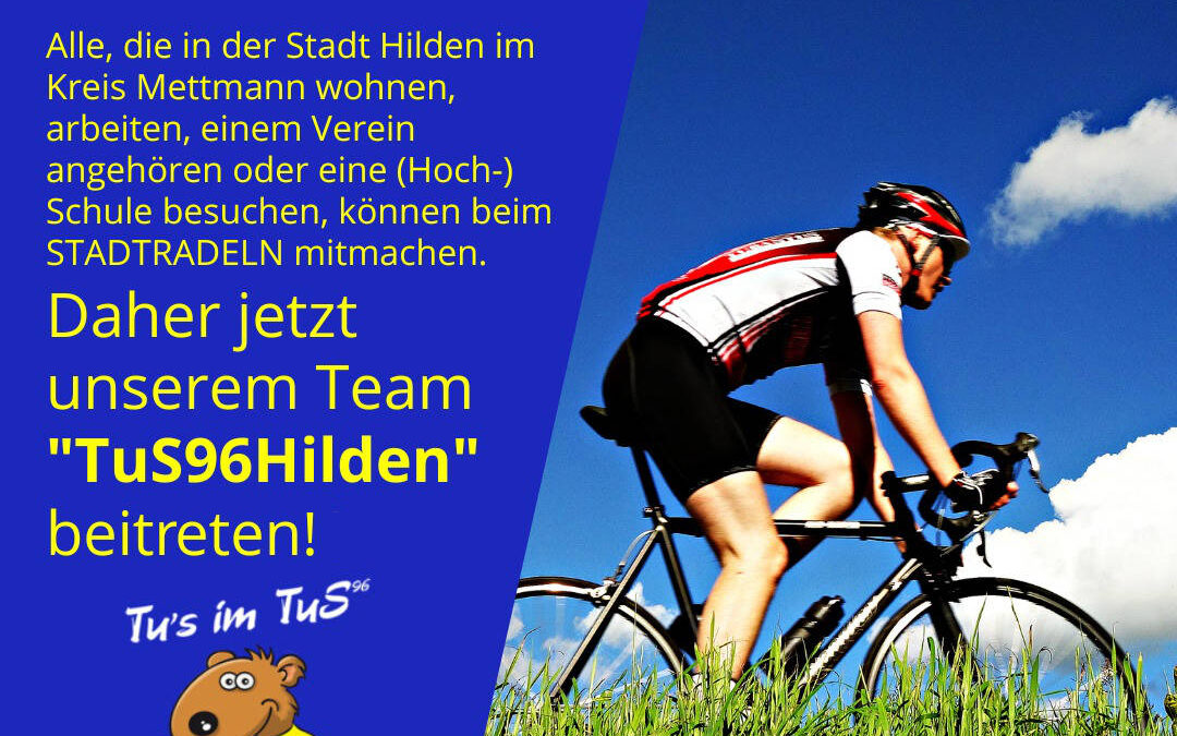 TuS 96 erfolgreich mit beim Hildener Stadtradeln dabei